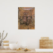 Entwurf von Santa Sophia von John Singer Sargent Poster (Küche)