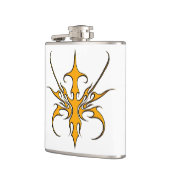 Entwurf von Stammmasken - Orange Flachmann (Links)