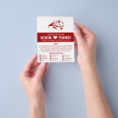 Entwurf von Vorschlägen, Werbung für Hochzeitsvera Flyer (Gruppe)