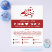 Entwurf von Vorschlägen, Werbung für Hochzeitsvera Flyer (Einzeln)