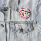 Entwurf von Yoga-Wörtern Button (Beispiel)