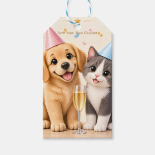 Entwurf zur Feier des neuen Jahres für Tierliebhab Geschenkanhänger
