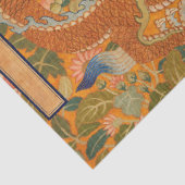 ENTWURF ZWISCHEN PONIEN,BLUME,GRÜNEN BLÄTTER SEIDENPAPIER (Detail)