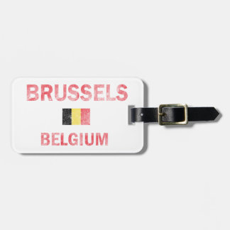 Entwürfe Brüssels Belgien Gepäckanhänger