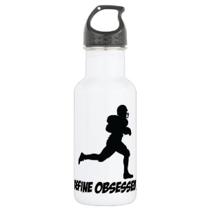 Entwürfe des amerikanischen Fußballs Edelstahlflasche