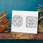 Entwürfe für einen Knotengarten, aus "The Country Fotoplatte (Seite)