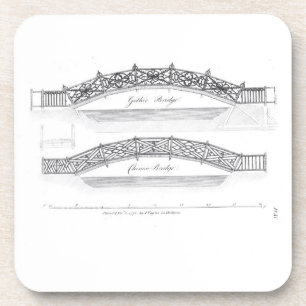 Entwürfe für Gartenbrücken, veröffentlicht 177 Untersetzer