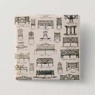 Entwürfe für Gartensitze, von 'einem Kompendium Button