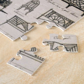 Entwürfe für Gartensitze, von 'einem Kompendium Puzzle (Seite)