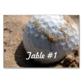 Entwürfe für Golfplätze Tischnummer (Vorderseite)