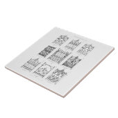 Entwürfe für Gusseisentore, von 'Macfarlanes Ca Fliese (Seite)