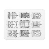 Entwürfe für gusseiserne Tore, aus der Ca von Macf Magnet (Horizontal)