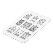 Entwürfe für gusseiserne Tore, aus der Ca von Macf Magnet (Linke Seite)