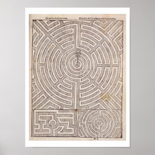 Entwürfe für Labyrinthe, "vom niederländischen Poster