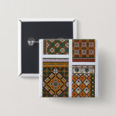 Entwürfe für Majolika und emaillierte Fliesen für Button (Vorne & Hinten)