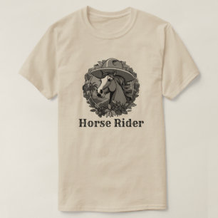 Entwürfe für moderne Pferdereiter nach Shirt