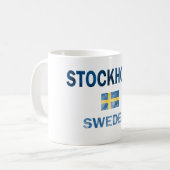 Entwürfe Stockholms Schweden Kaffeetasse (Vorderseite Links)