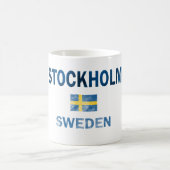 Entwürfe Stockholms Schweden Kaffeetasse (Mittel)