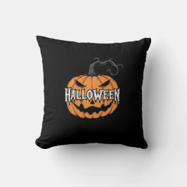 Entwürfe von Whimsical Pumpkin und Ghost Cushion Kissen