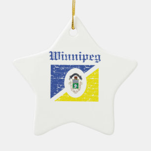 Entwürfe Winnipegs Kanada Keramik Ornament