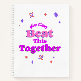 Entwürfe zur Bekämpfung von Brustkrebs Notizblock