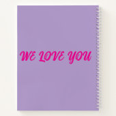 Entwürfe zur Bekämpfung von Brustkrebs Notizblock (Rückseite)