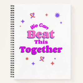 Entwürfe zur Bekämpfung von Brustkrebs Notizblock