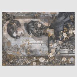 Entwürfen von Vintagen Viktorianischen Toren und T Seidenpapier