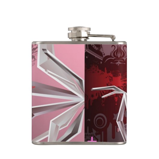 Entwurfs-Hintergründe Flachmann (Rückseite)