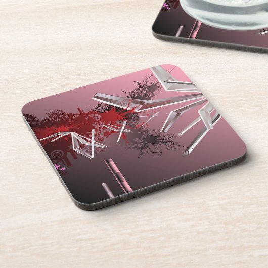 Entwurfs-Hintergründe Getränkeuntersetzer (Linke Seite)