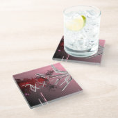 Entwurfs-Hintergründe Glasuntersetzer (Schrägansicht)