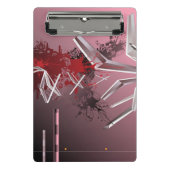 Entwurfs-Hintergründe Mini Klemmbrett (Vorderseite)