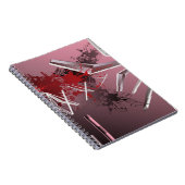 Entwurfs-Hintergründe Notizblock (Rechte Seite)