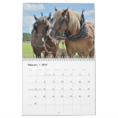 Entwurfs-Pferde 2016 Kalender (Feb 2027)