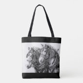 Entwurfs-Pferde, die Tasche zeichnen (Rückseite)