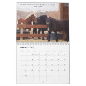 Entwurfs-Pferdekalender (motivierend) #6 Kalender (Feb 2027)