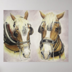 Entwurfs-Pferdeplakat Poster