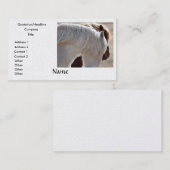 Entwurfs-PferdeVisitenkarten Visitenkarte (Vorne/Hinten)