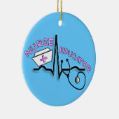 Entwurfs-Weihnachtsverzierung des Keramik Ornament (Rechts)