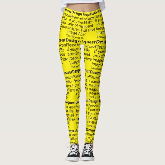 Entwurfsanforderung Leggings (Vorderseite)