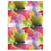 Entwurfsbeschaffenheit rot, gelbes Aquarell Klemmbrett (Rückseite)