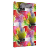 Entwurfsbeschaffenheit rot, gelbes Aquarell Klemmbrett (Rechts)