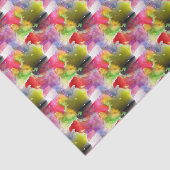 Entwurfsbeschaffenheit rot, gelbes Aquarell Seidenpapier (Ausschnitt)