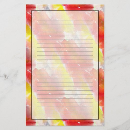 Entwurfsbeschaffenheits-Aquarellhintergrund Briefpapier (Vorderseite)