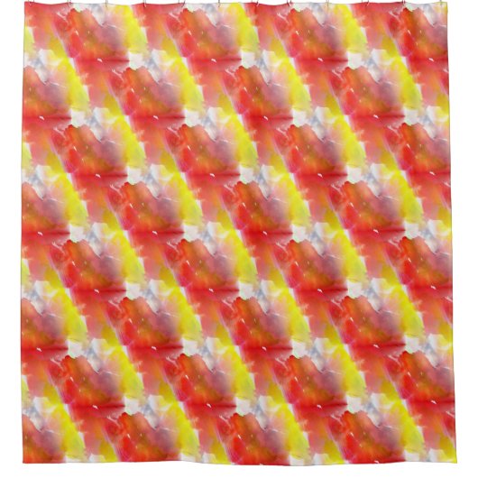 Entwurfsbeschaffenheits-Aquarellhintergrund Duschvorhang (Vorderseite)