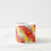 Entwurfsbeschaffenheits-Aquarellhintergrund Espressotasse (Vorderseite)