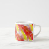Entwurfsbeschaffenheits-Aquarellhintergrund Espressotasse (Rechts)