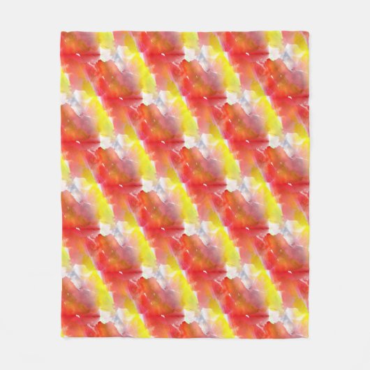 Entwurfsbeschaffenheits-Aquarellhintergrund Fleecedecke (Vorderseite)
