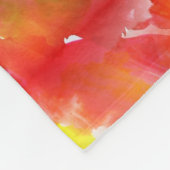 Entwurfsbeschaffenheits-Aquarellhintergrund Fleecedecke (Ecke)