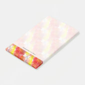 Entwurfsbeschaffenheits-Aquarellhintergrund Post-it Klebezettel (angewinkelt)